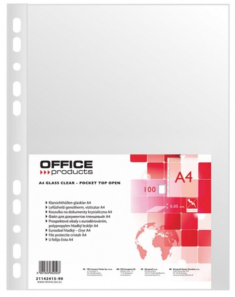 Protège-documents translucide A4 - 50 poches - FIDUCIAL OFFICE SOLUTIONS